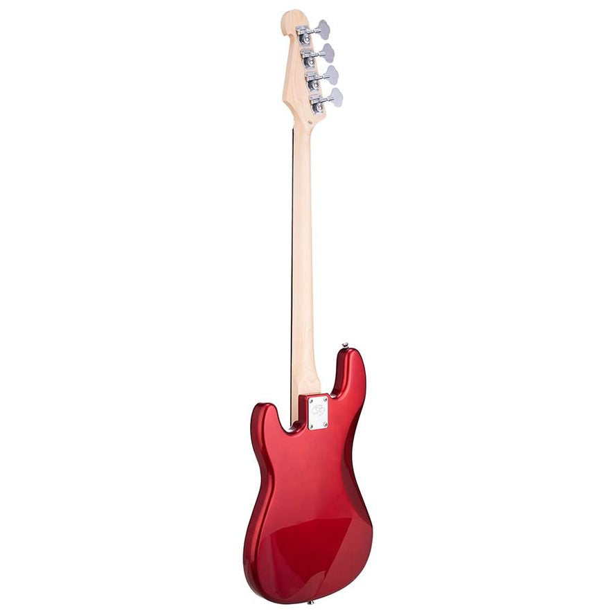 SX BD2/CAR Standard Series P-Style Elektrische Basgitaar Candy Apple Red