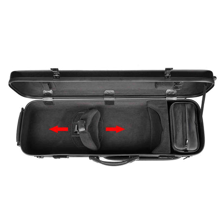 Leonardo VC-50-BK Student Series vioolkoffer rechthoekig 4/4 zwart