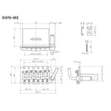 Gotoh 510TS-SF2 Tremolo Systeem voor Strat® Gitaren