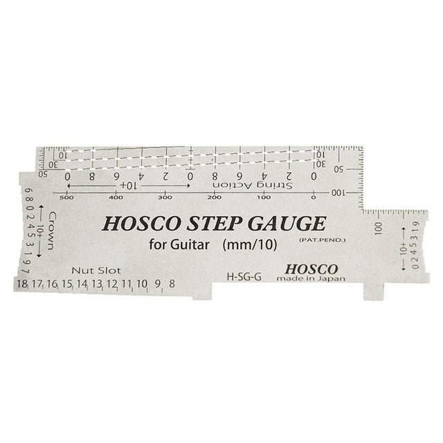 Hosco H-SG-G Step Gauge voor Gitaar RVS