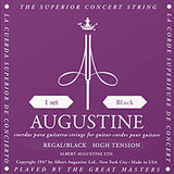 Augustine AU-REBK Black snaren set classic, high tension trebles & light tension basses