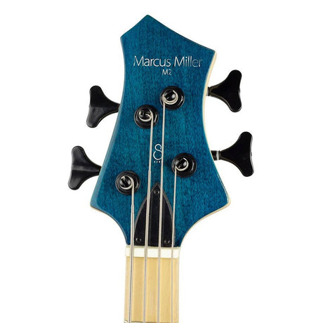 Sire M2+ 4/TBL Marcus Miller 4-Snarige Basgitaar Transparent Blue