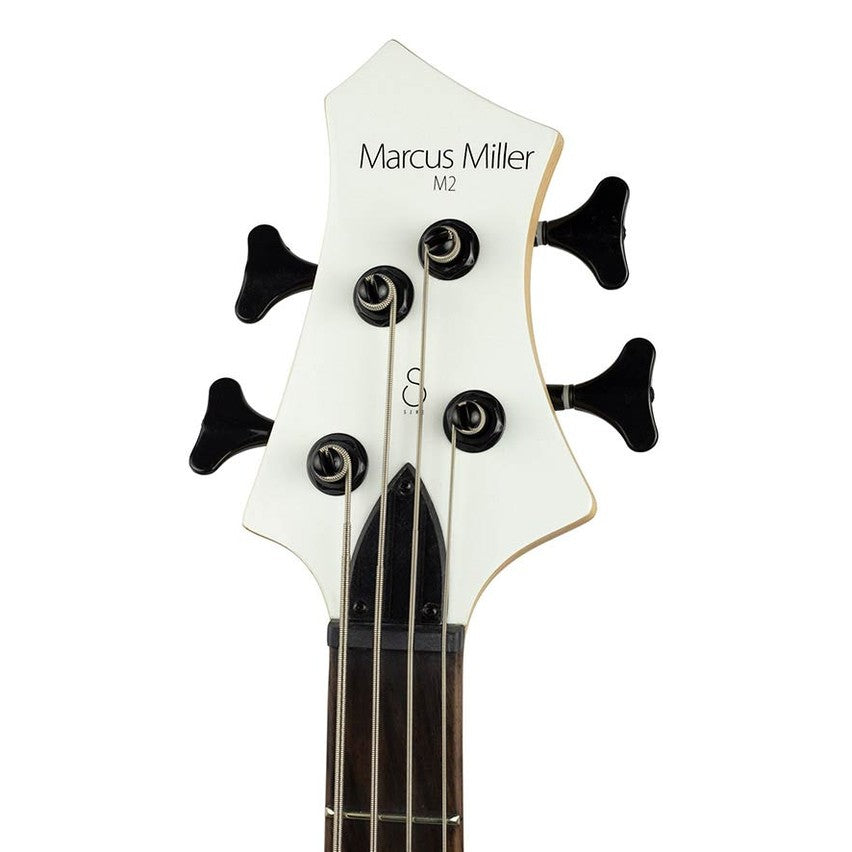 Sire M2+ 4/WHP Marcus Miller 4-Snarige Basgitaar White Pearl