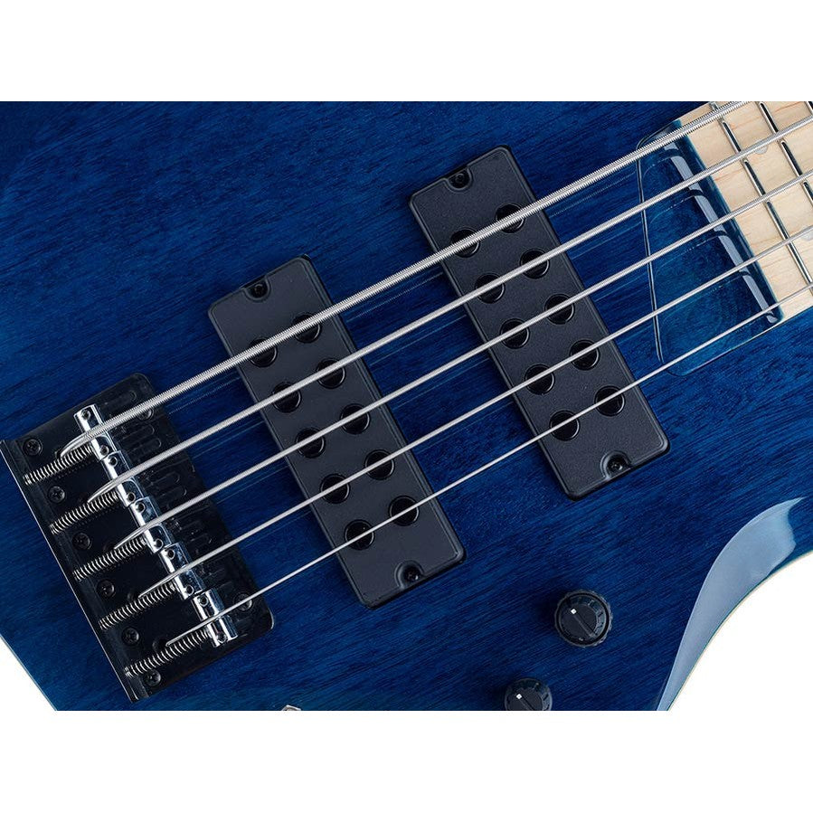 Sire M2+ 5/TBL Marcus Miller 5-Snarige Basgitaar Transparent Blue