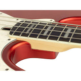 Sire V7+ A4/BMR Marcus Miller 4-snarige actieve basgitaar Bright Metallic Red