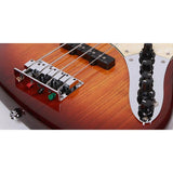 Sire V7+ A4L/TS Marcus Miller 2nd Gen linkshandige 4-snarige Tobacco Sunburst basgitaar