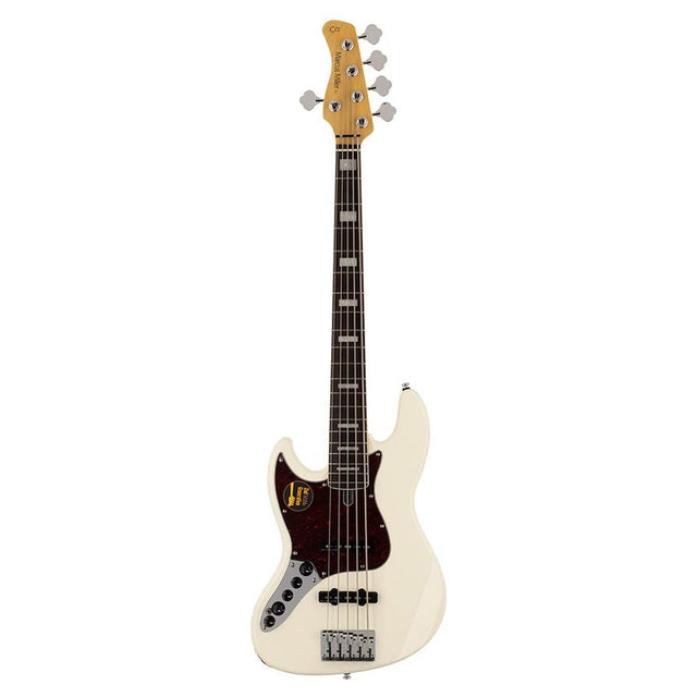Sire V7+ A5L/AWH Marcus Miller 2nd Gen linkshandige 5-snarige Antique White basgitaar