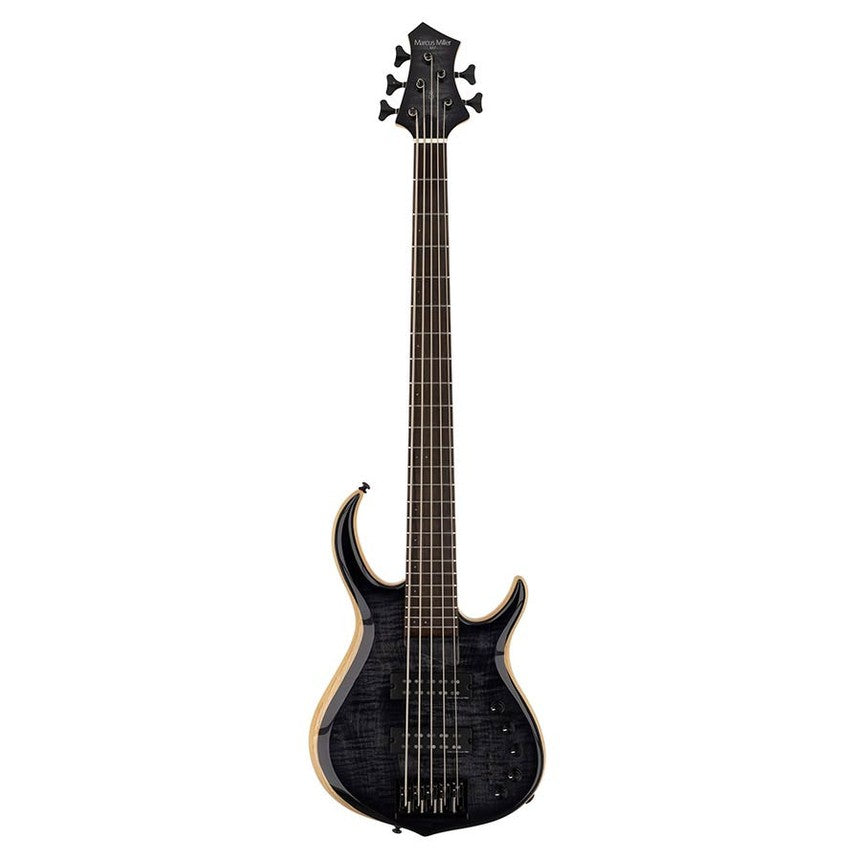 Sire M7+ S5/TBK Marcus Miller 5-Snarige Basgitaar Transparent Black