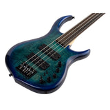 Sire M7+ A4F/TBL Marcus Miller Fretless Basgitaar Transparent Blue