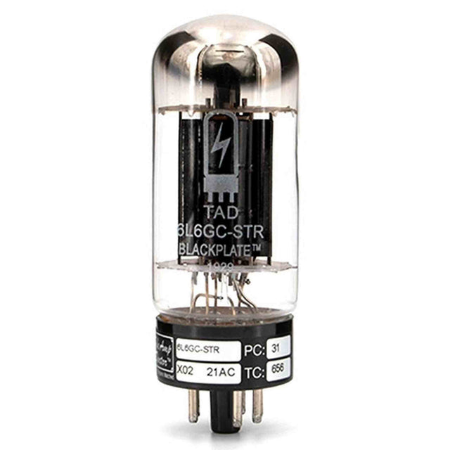 TAD 6L6GCSTRBP/4 – 4 stuks Quartet matched 6L6GC-STR Blackplate buizen, breed inzetbaar RT214