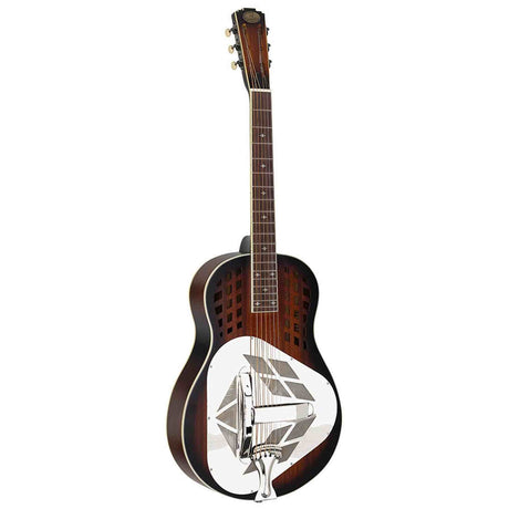Royall DLT12/DSB Delta Tricone Resonator 12-Fret – Mahonie, Sunburst, Tricone, Softcase