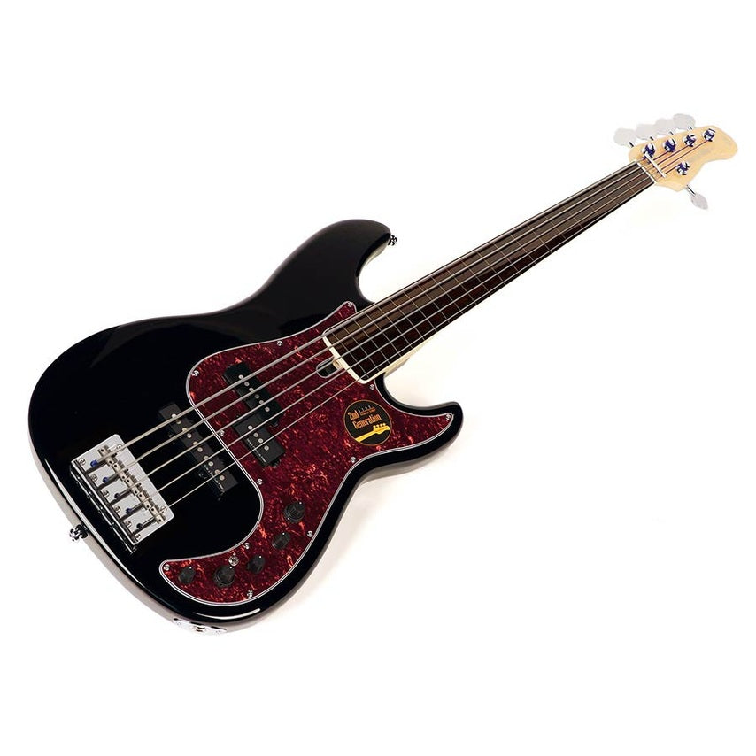 Sire P7+ A5F/BK Marcus Miller 5-snarige fretless basgitaar Black