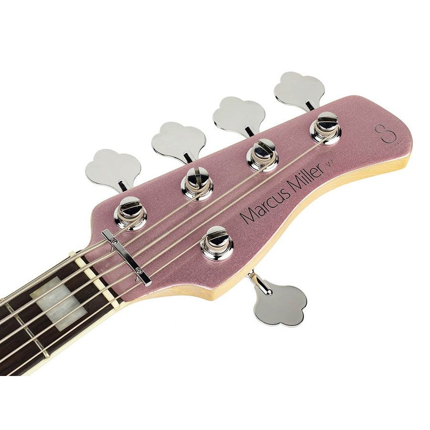 Sire V7+ A5/BUR Marcus Miller 2nd Gen 5-snarige Burgundy Mist basgitaar