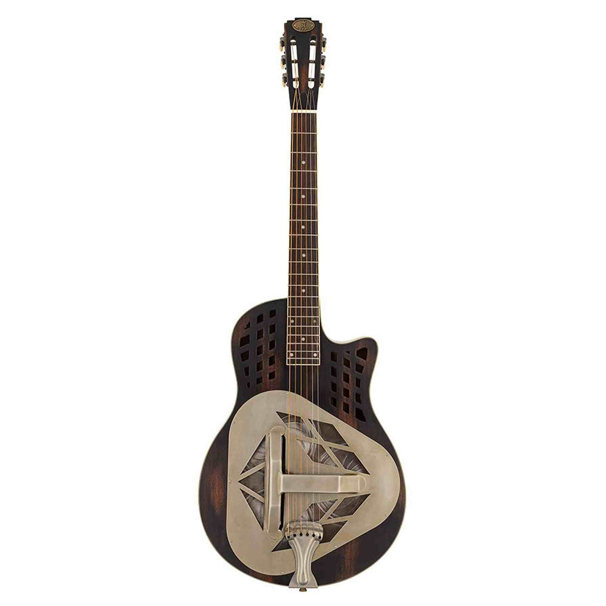 Royall CH12/BRS Chess Cutaway Tricone Resonator 12-Fret – Okoumé, Brown Satin, Tricone, Softcase