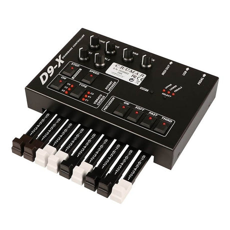 Crumar D9X Drawbar 9-Drawbar MIDI Controller met Knoppen en Draaiknoppen