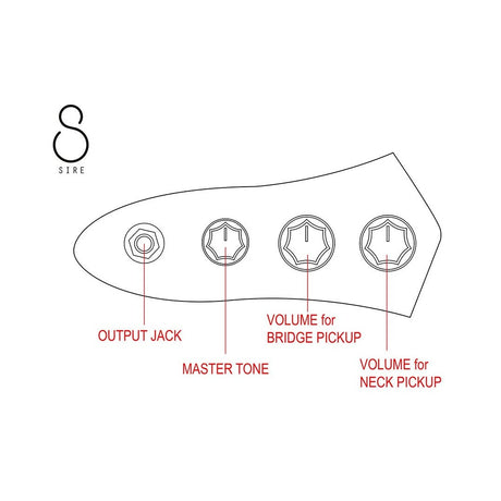Sire V5 A4/NT Marcus Miller Basgitaar Natural