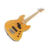 Sire U5 A4/NT Marcus Miller short scale basgitaar 4 snarig passief elzen gevlamd esdoorn natural