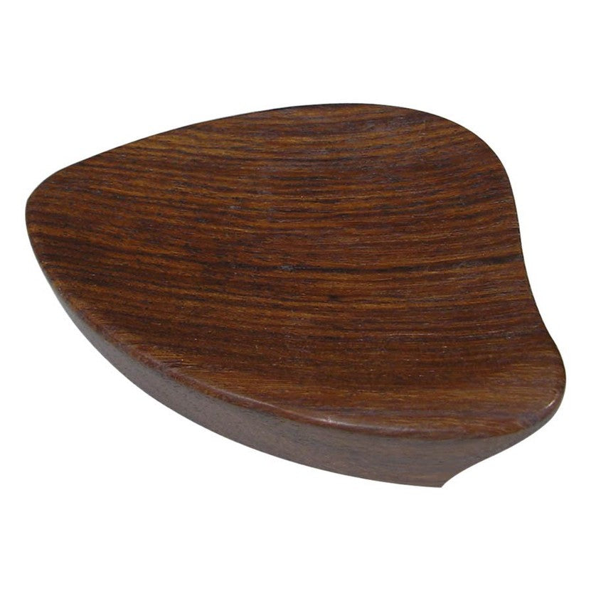 ELS CR-023R chinrest 'Morawetz'-style, made in India, rose/wood, no screws, no cork