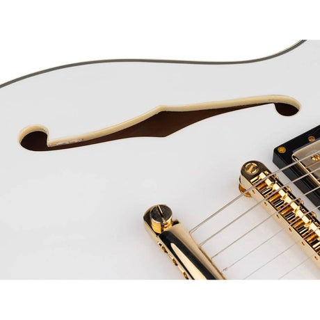 Sire Guitars H7/WH Elektrische archtop gitaar wit