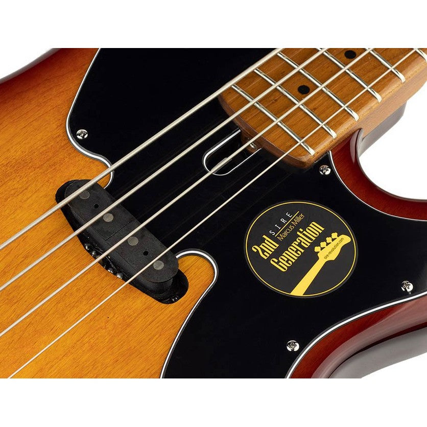 Sire D5 A4/TS Marcus Miller basgitaar 4 snarig passief elzen tobacco sunburst