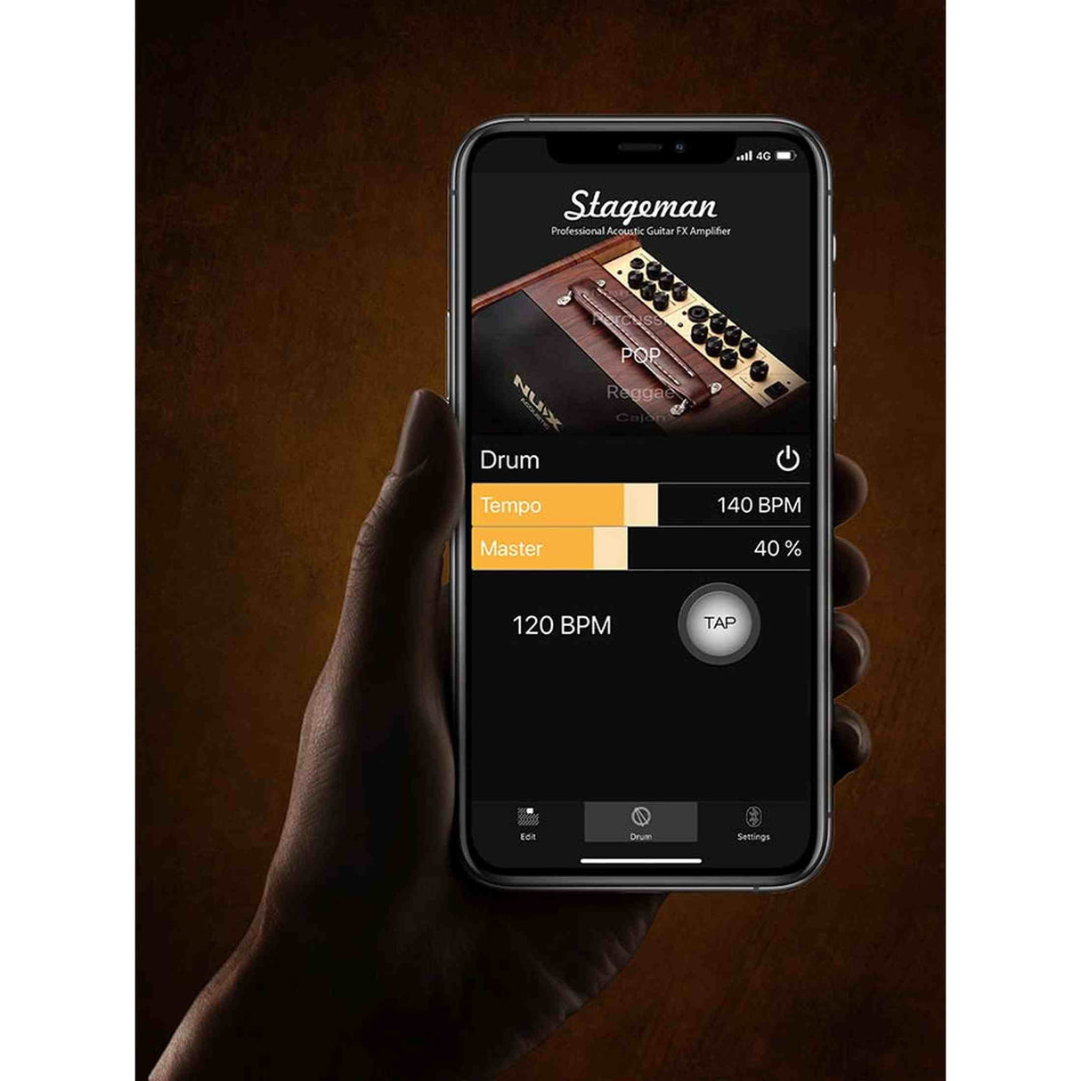 NUX AC-25 akoestische gitaarversterker 25W 2 kanalen Bluetooth met accu