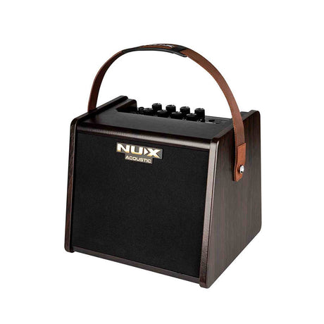 NUX AC-25 akoestische gitaarversterker 25W 2 kanalen Bluetooth met accu
