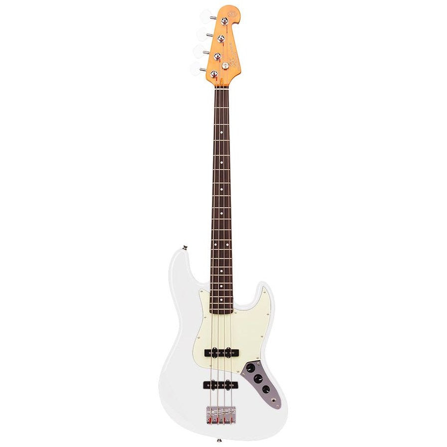 SX SJB62-OWH Retro Series 62 J-Style Elektrische Basgitaar Olympic White