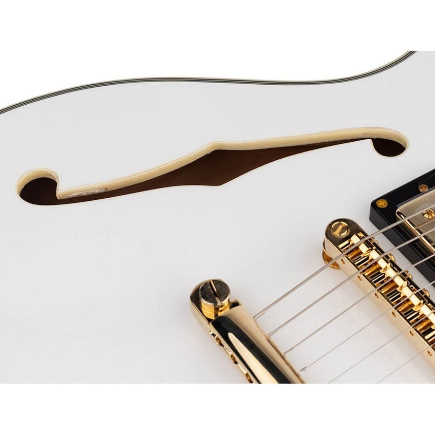 Sire Guitars H7/WH Elektrische archtop gitaar wit