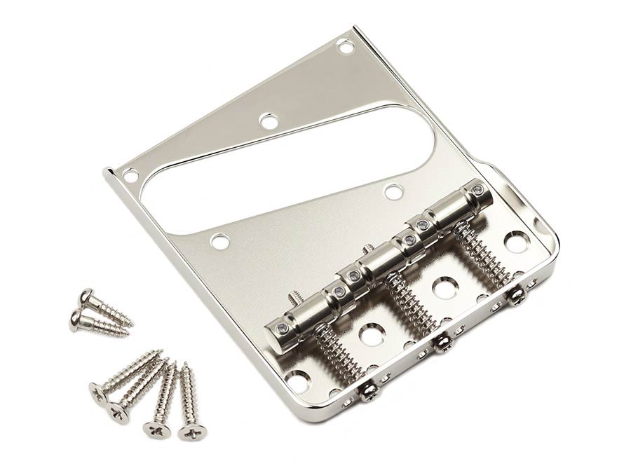 Hosco HK-24NS/TI Gitaarbrug by Gotoh – Titanium In-Tune Saddles