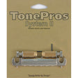 TonePros VTNA-N VTNA wraparound bridge, for USA guitars, nickel