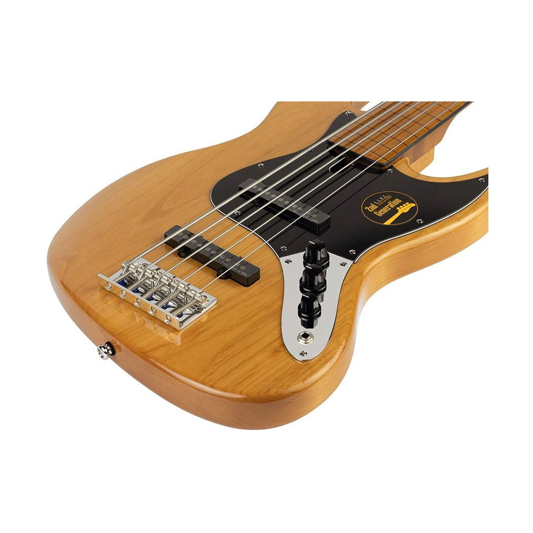 Sire V5 A5F/NT Marcus Miller Fretless 5-snarige Basgitaar Natural