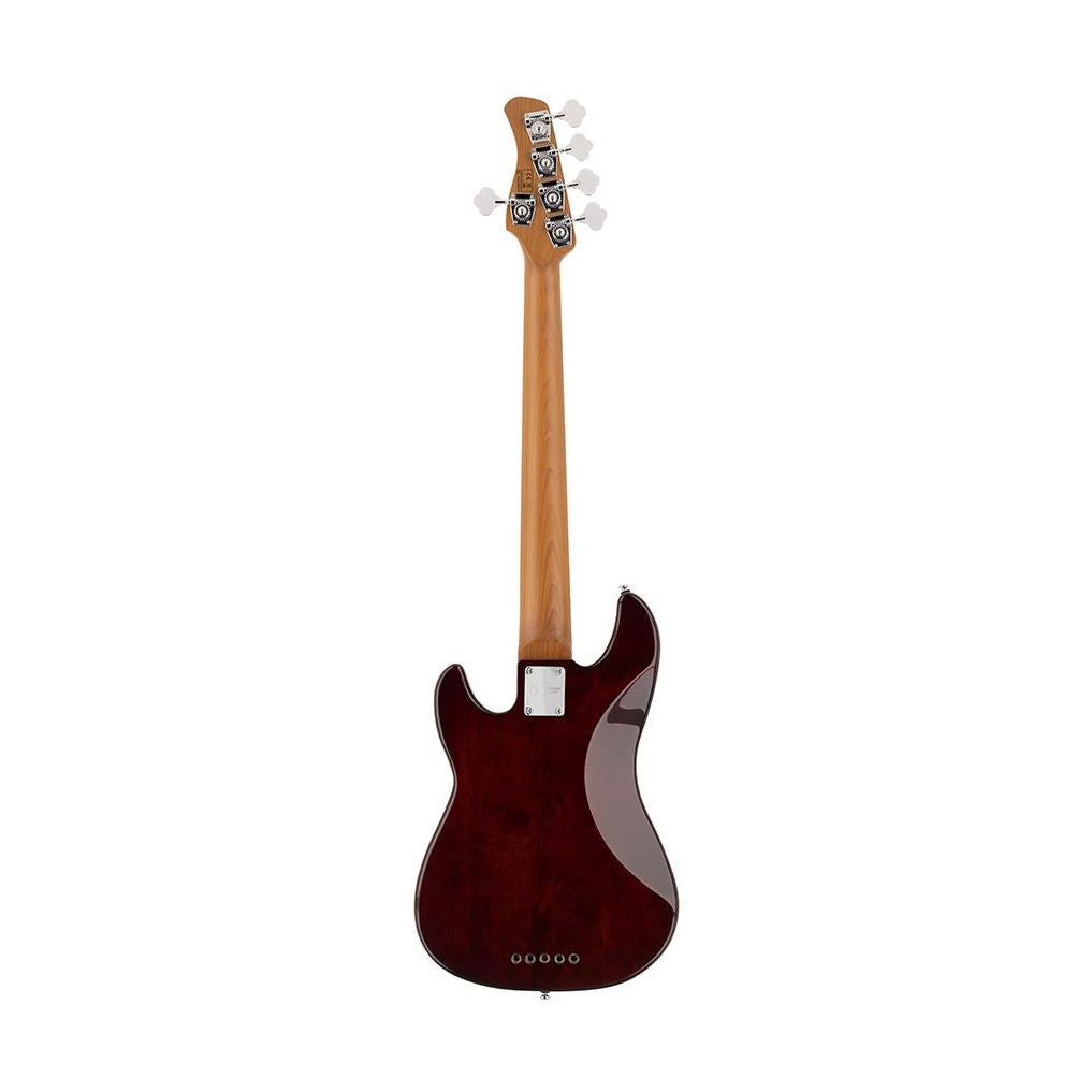 Sire P5 A5F/TS Marcus Miller fretless basgitaar 5-snarig passief elzen tobacco sunburst