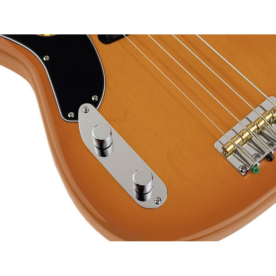 Sire D5 A4L/BB Marcus Miller linkshandige basgitaar 4 snarig passief elzen butterscotch blonde