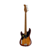 Sire D5 A4L/TS Marcus Miller linkshandige basgitaar 4 snarig passief elzen tobacco sunburst