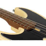 Sire D5 A4L/VW Marcus Miller linkshandige basgitaar 4 snarig passief elzen vintage white