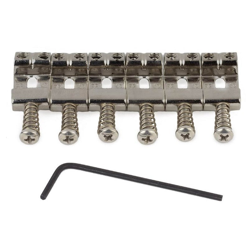 Highwood HG108-NIR Contoured Vintage S-Style Brugzadels 10,8 mm – Nickel Relic Set van 6