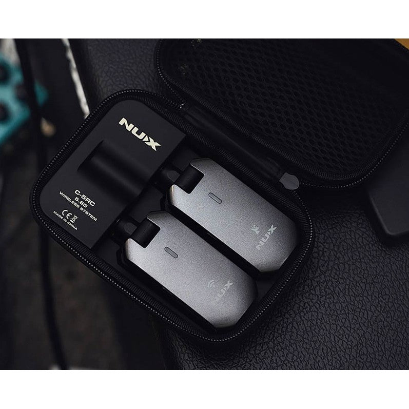 NUX C-5RC professioneel 5.8ghz draadloos gitaarsysteem incl. koffer