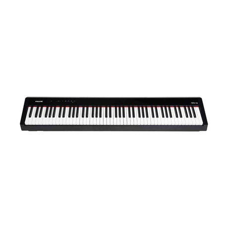NUX NPK-10 digitale stage piano zwart met NPS1 standaard, 88 toetsen en kruk