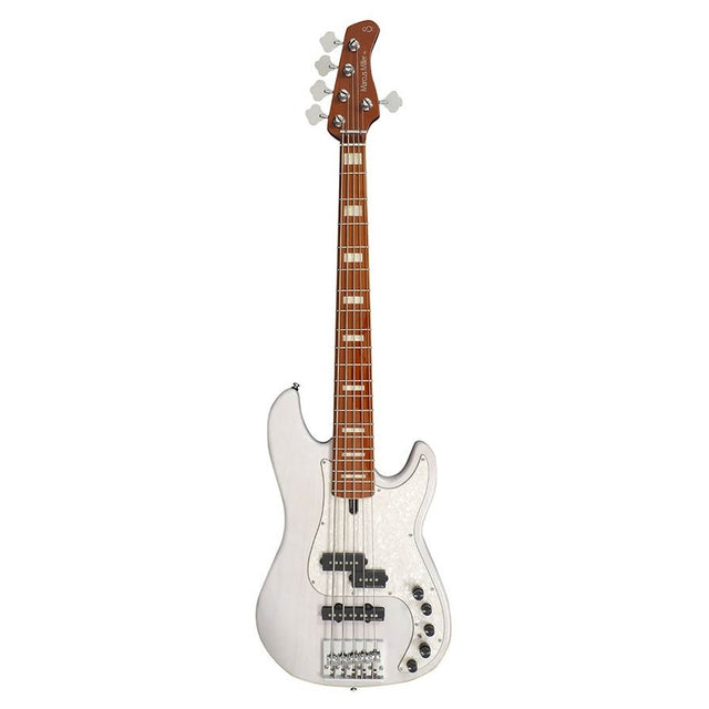 Sire P8 S5/WB Marcus Miller 5-snarige actieve basgitaar White Blonde