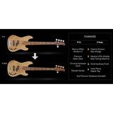 Sire P10 DX4/NT Marcus Miller 4-snarige actieve basgitaar Natural