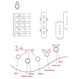 Sire P10 DX4/NT Marcus Miller 4-snarige actieve basgitaar Natural