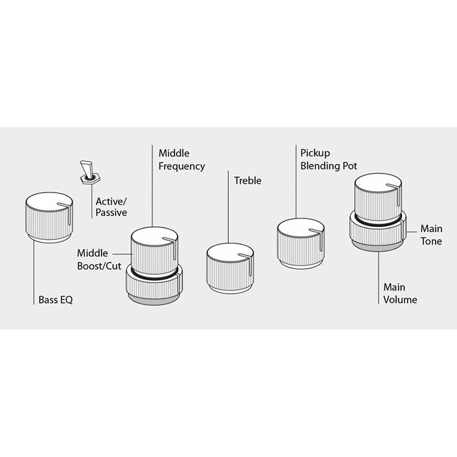 Sire P10 DX5/NT Marcus Miller 5-snarige actieve basgitaar Natural