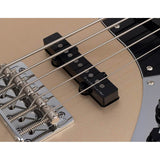 Sire V5 A5/CGM Marcus Miller 5-snarige Basgitaar Champagne Gold Metallic