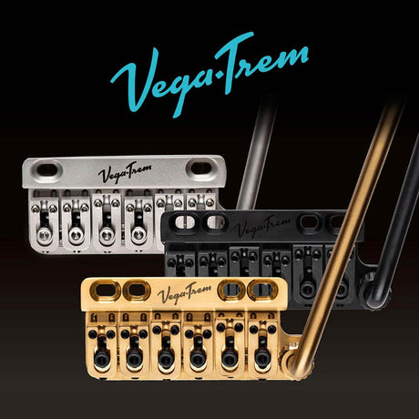 VegaTrem VT1/BK Ultra Tremolo Systeem - Zwart RVS