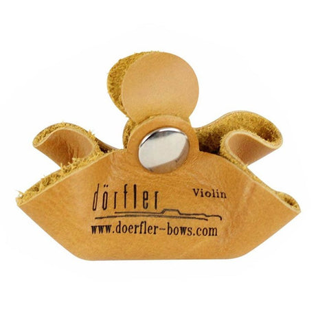Dörfler DR10300 rosin for violin/viola, in soft coloured leather pouch, various colours