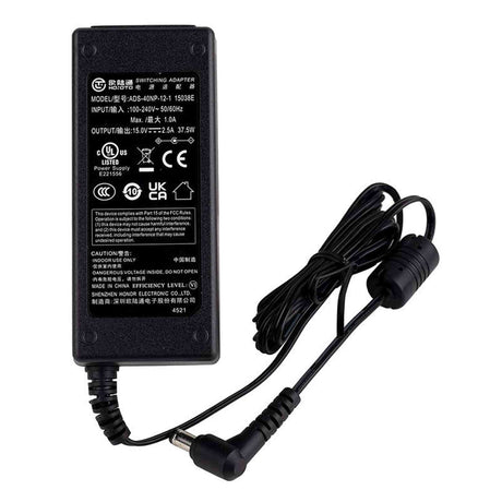 NUX NAD15/2500 voeding – 15V 2500mA, tip negatief