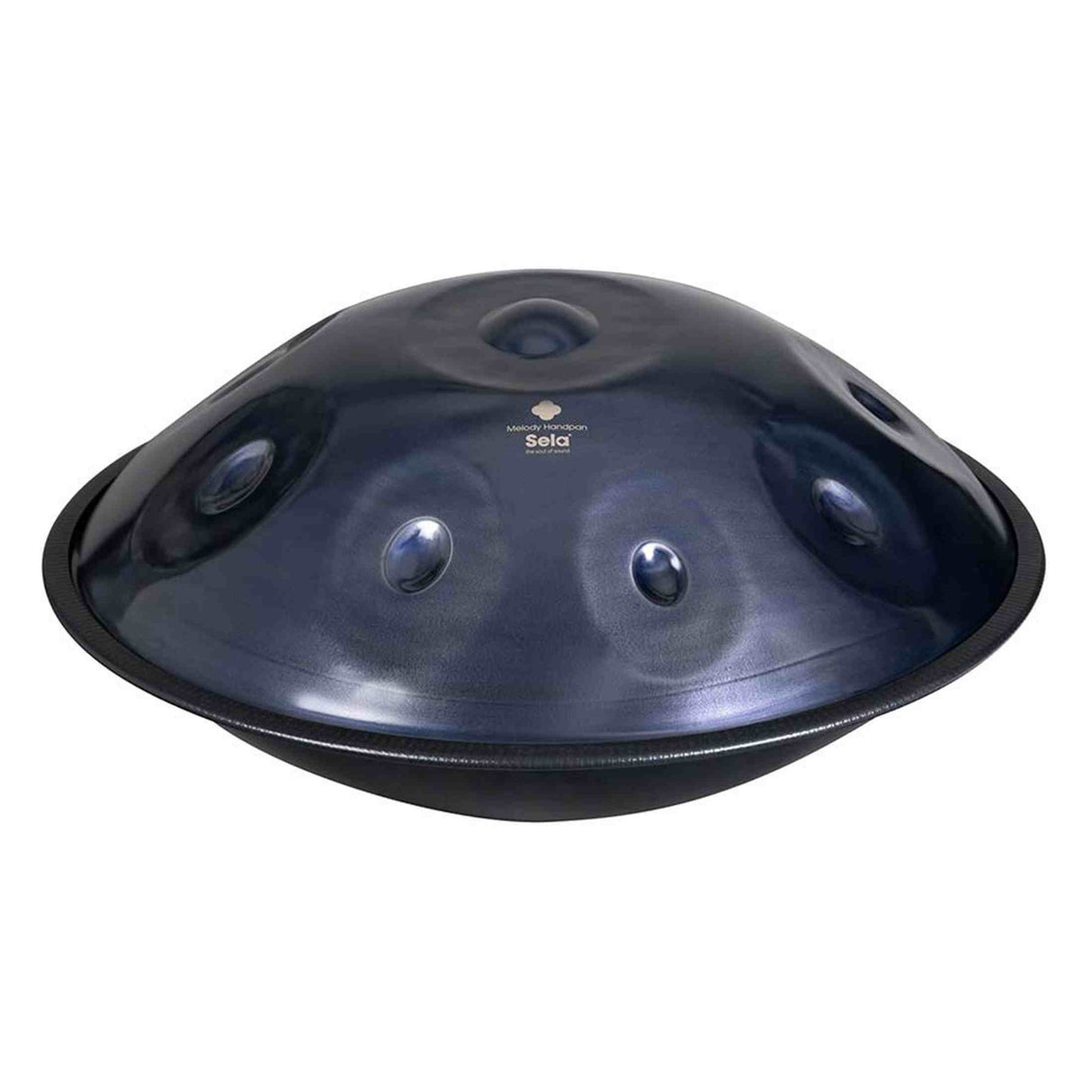 Sela SE 221 Nitrided Steel Handpan D Amara 440 Hz donkergrijs met gevoerde draagtas