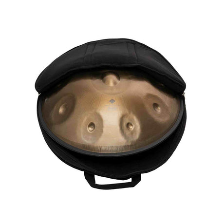 Sela SE 201 Stainless Steel Handpan D Kurd 440 Hz goud handgemaakt met gevoerde draagtas