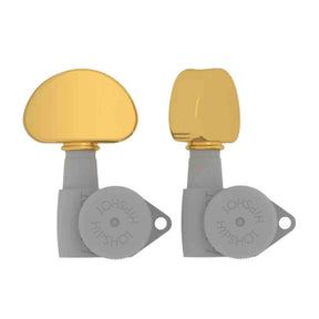 Hipshot HS6B1MOOG Half Moon Stemknop voor Gitaarmechaniek Gold, per stuk