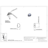 Hipshot HS6B1MOON Half Moon Stemknop voor Gitaarmechaniek Nickel, per stuk
